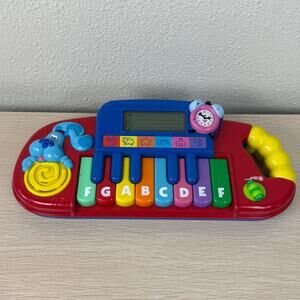 Vintage Y2k Blues Clues Play N Learn Keyboard Electronic Educational Toy Works!